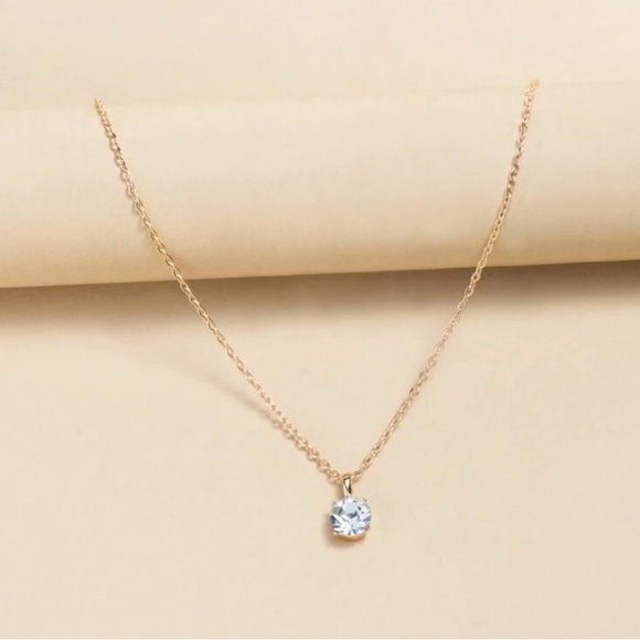 ⚠️Clearance Elegant Gold Necklace with Silver Pendant - Picture 4 of 6
